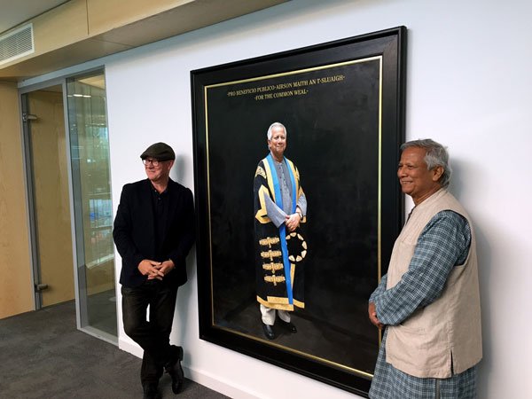 Yunus Portrait Unveiled at Glasgow