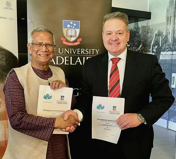 Two Australian Universities set up Yunus Social Business Centres